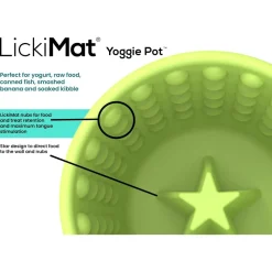 Fashion Yoggie Pot – Licking Treat Dispenser Supplies Leashes, Collars, Beds, Flea & Tick, Etc.