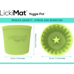 Fashion Yoggie Pot – Licking Treat Dispenser Supplies Leashes, Collars, Beds, Flea & Tick, Etc.