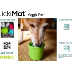 Fashion Yoggie Pot – Licking Treat Dispenser Supplies Leashes, Collars, Beds, Flea & Tick, Etc.