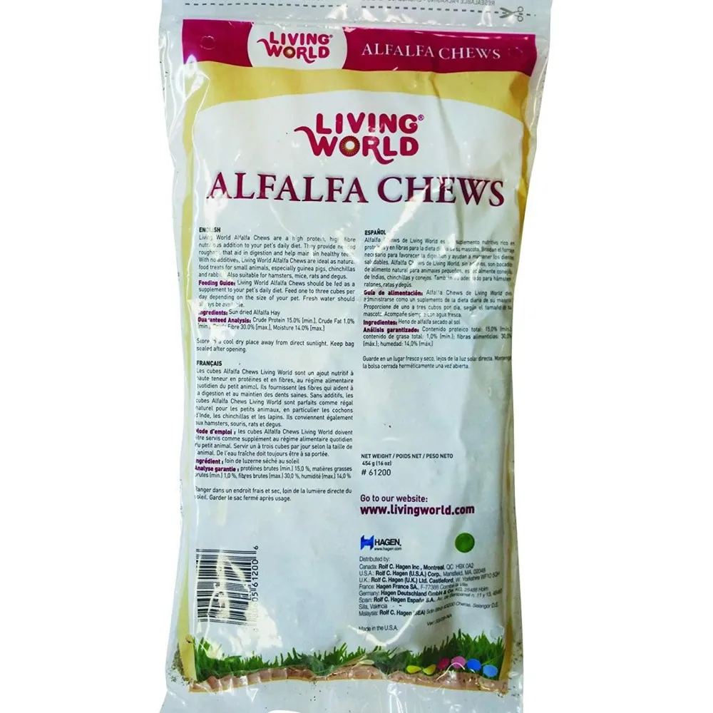 Sale Alfalfa Chews Shop Small Animal Find All Of The Essentials