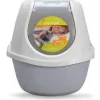 Outlet Smart Cat Hooded Litter Pan Warm Grey Supplies Collars, Scratchers, Toys, Etc.