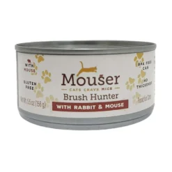 Clearance Brush Hunter With Rabbit and Mouse Canned Cat Food Wet Food Cans, Pouches, Tetra Paks, Etc.