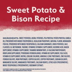 Best Reserve Grain Free Sweet Potato & Bison Recipe For Dogs Food Dry, Wet, Freeze Dried, Etc.