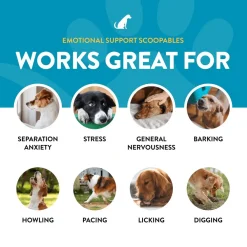 New Scoopables Emotional Support Daily Calming Aid Dog Supplement Supplies Leashes, Collars, Beds, Flea & Tick, Etc.