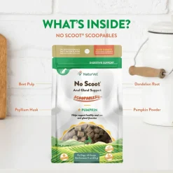 Clearance Scoopables No Scoot Anal Gland Support Dog Supplement Supplies Leashes, Collars, Beds, Flea & Tick, Etc.
