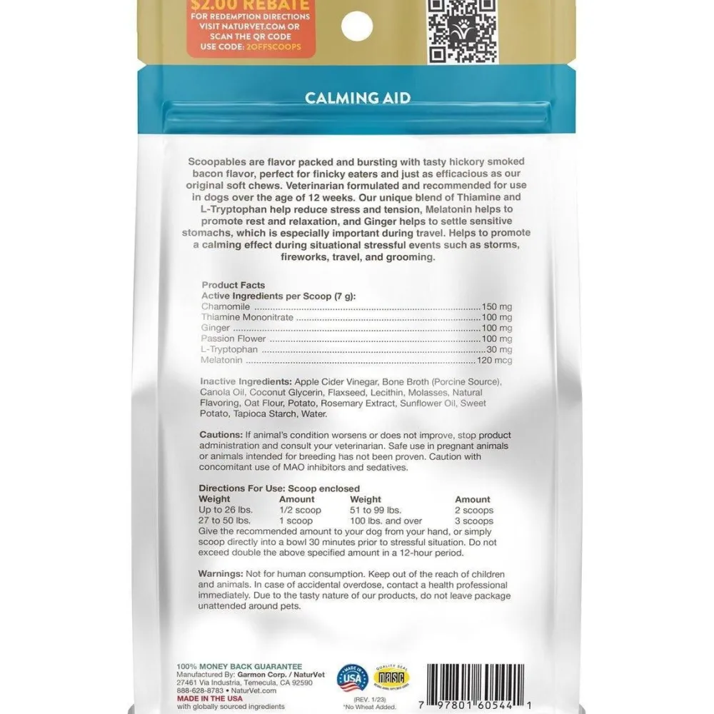 Online Scoopables Quiet Moments Calming Aid Dog Supplement Supplies Leashes, Collars, Beds, Flea & Tick, Etc.