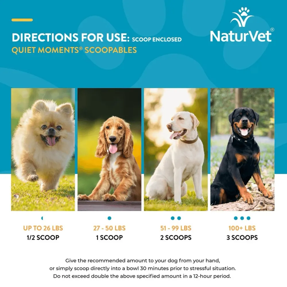 Online Scoopables Quiet Moments Calming Aid Dog Supplement Supplies Leashes, Collars, Beds, Flea & Tick, Etc.