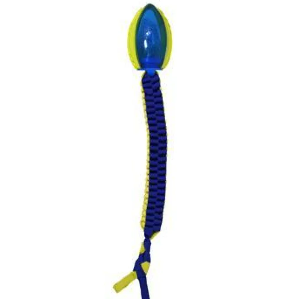 Online LED Nitro Blitz Football With Tail Blue & Green Supplies Leashes, Collars, Beds, Flea & Tick, Etc. | Toys Interactive, Plush, Etc.