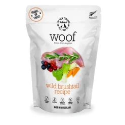 Online New Zealand Pet Food Woof Freeze Dried Bites Wild Brushtail Food Dry, Wet, Freeze Dried, Etc.
