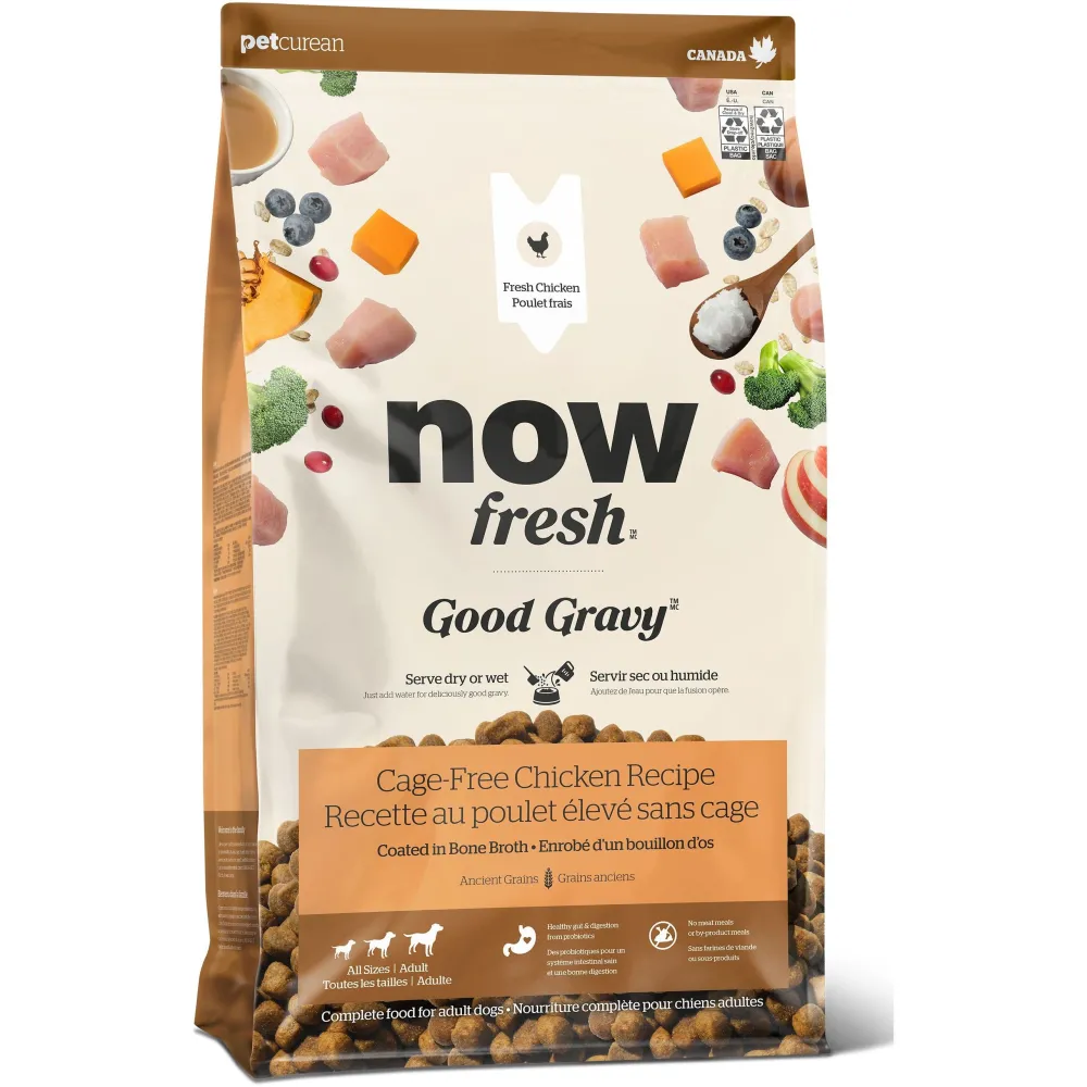 Hot Good Gravy Chicken Coated in Bone Broth for Dogs Food Dry, Wet, Freeze Dried, Etc.