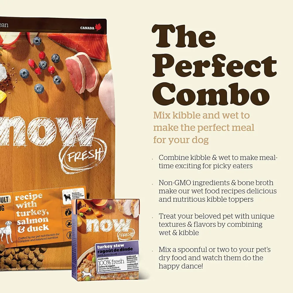 Hot Grain Free Adult Turkey, Salmon, & Duck Recipe for Dogs Food Dry, Wet, Freeze Dried, Etc.