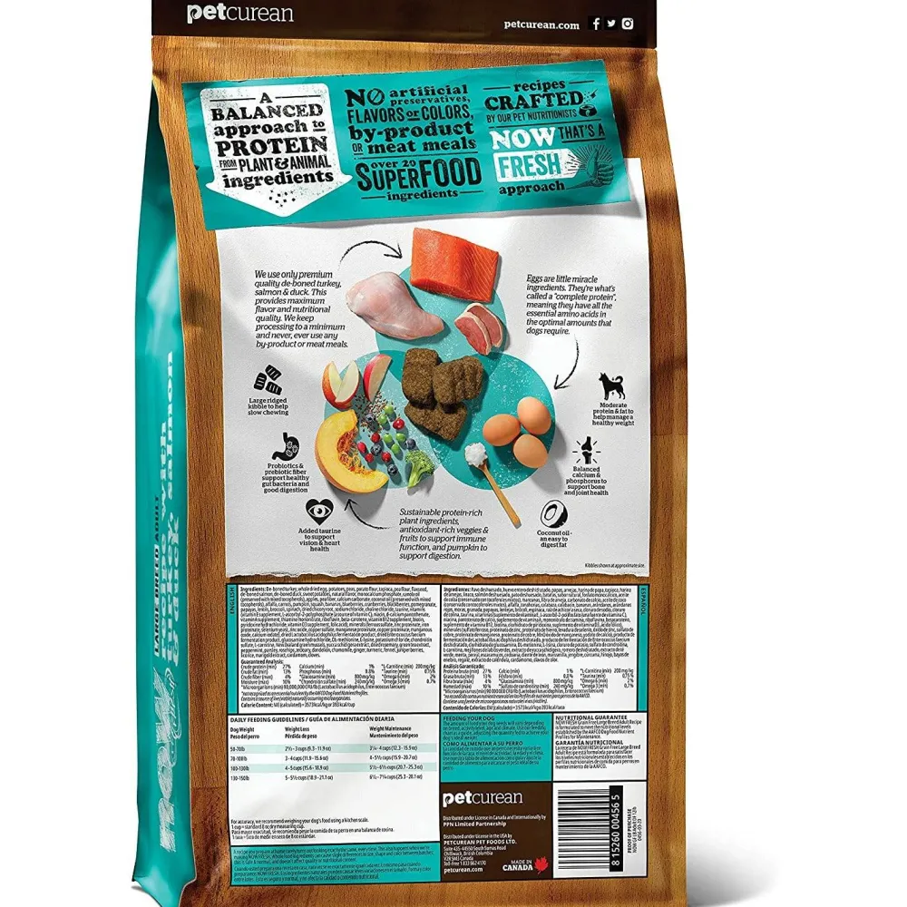 Fashion Grain Free Large Breed Adult Turkey, Salmon, Duck Recipe for dogs Food Dry, Wet, Freeze Dried, Etc.
