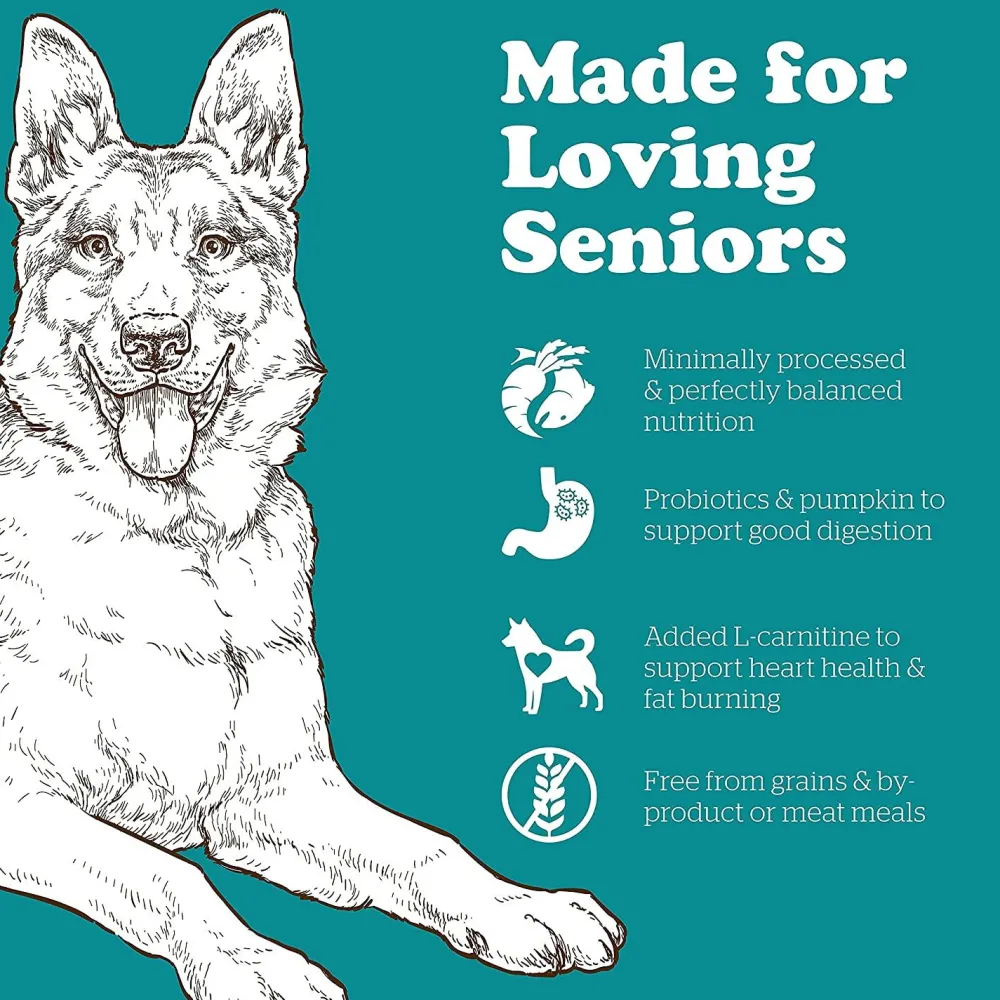 New Grain Free Large Breed Senior Turkey, Salmon, & Duck Recipe for dogs Food Dry, Wet, Freeze Dried, Etc.