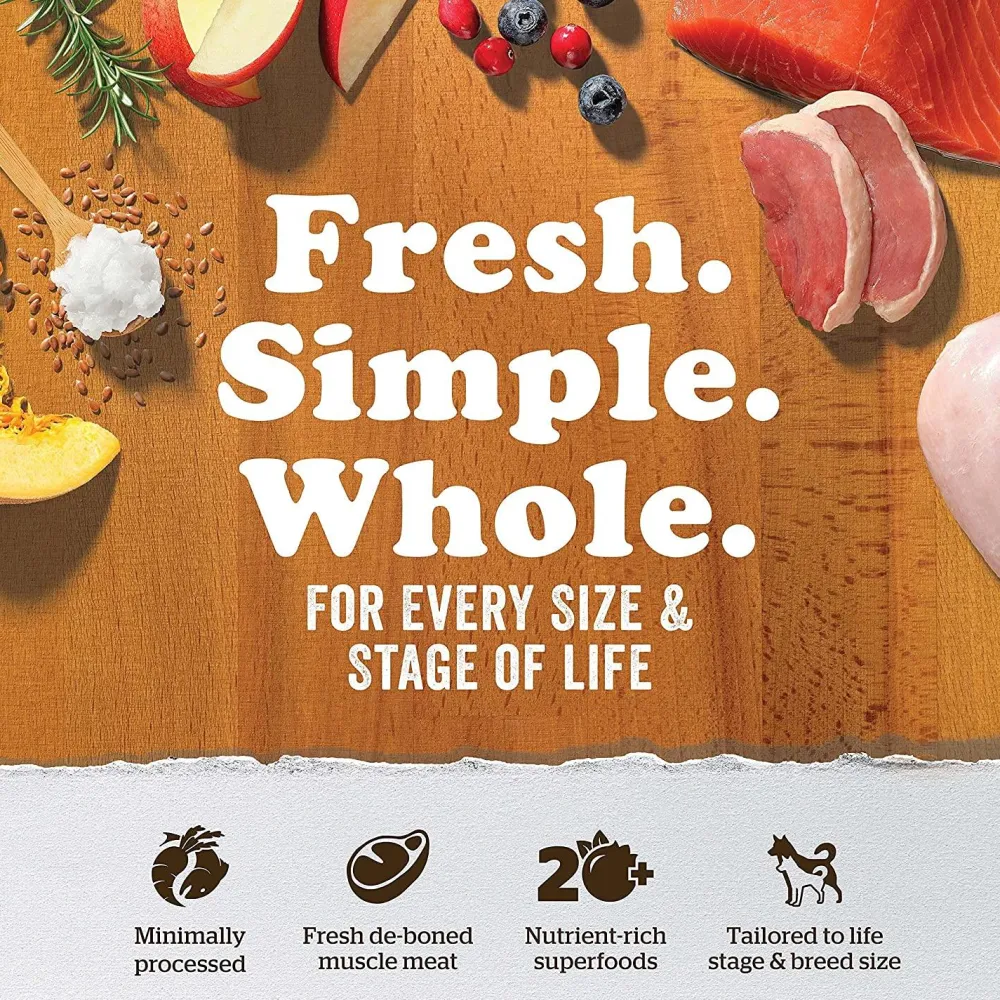New Grain Free Large Breed Senior Turkey, Salmon, & Duck Recipe for dogs Food Dry, Wet, Freeze Dried, Etc.