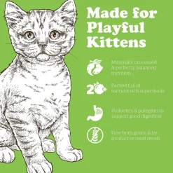 Outlet Grain Free Recipe For Kittens With Turkey, Salmon, and Duck Dry Food Dry Cat Food