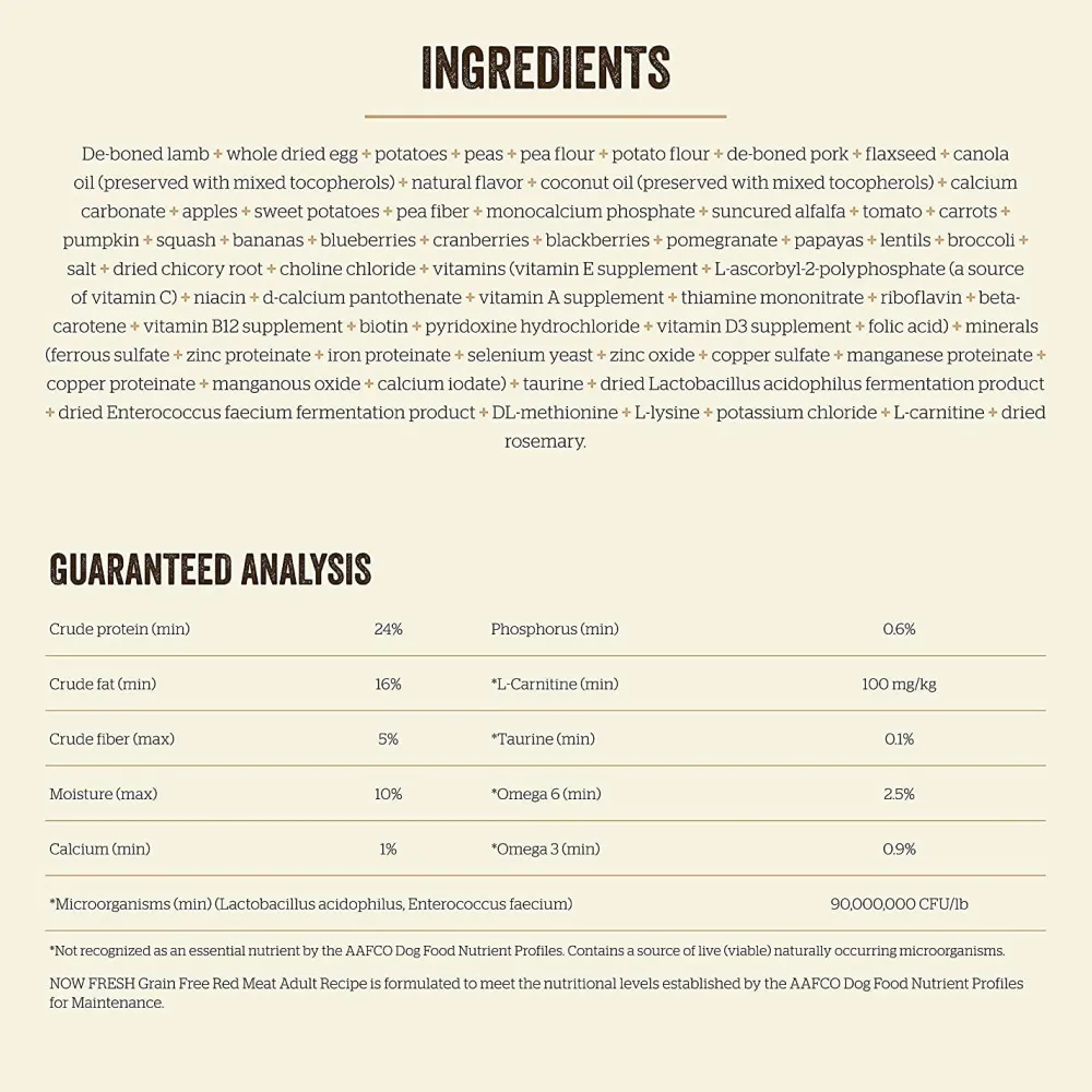 Hot Grain Free Red Meat Adult Recipe for dogs Food Dry, Wet, Freeze Dried, Etc.
