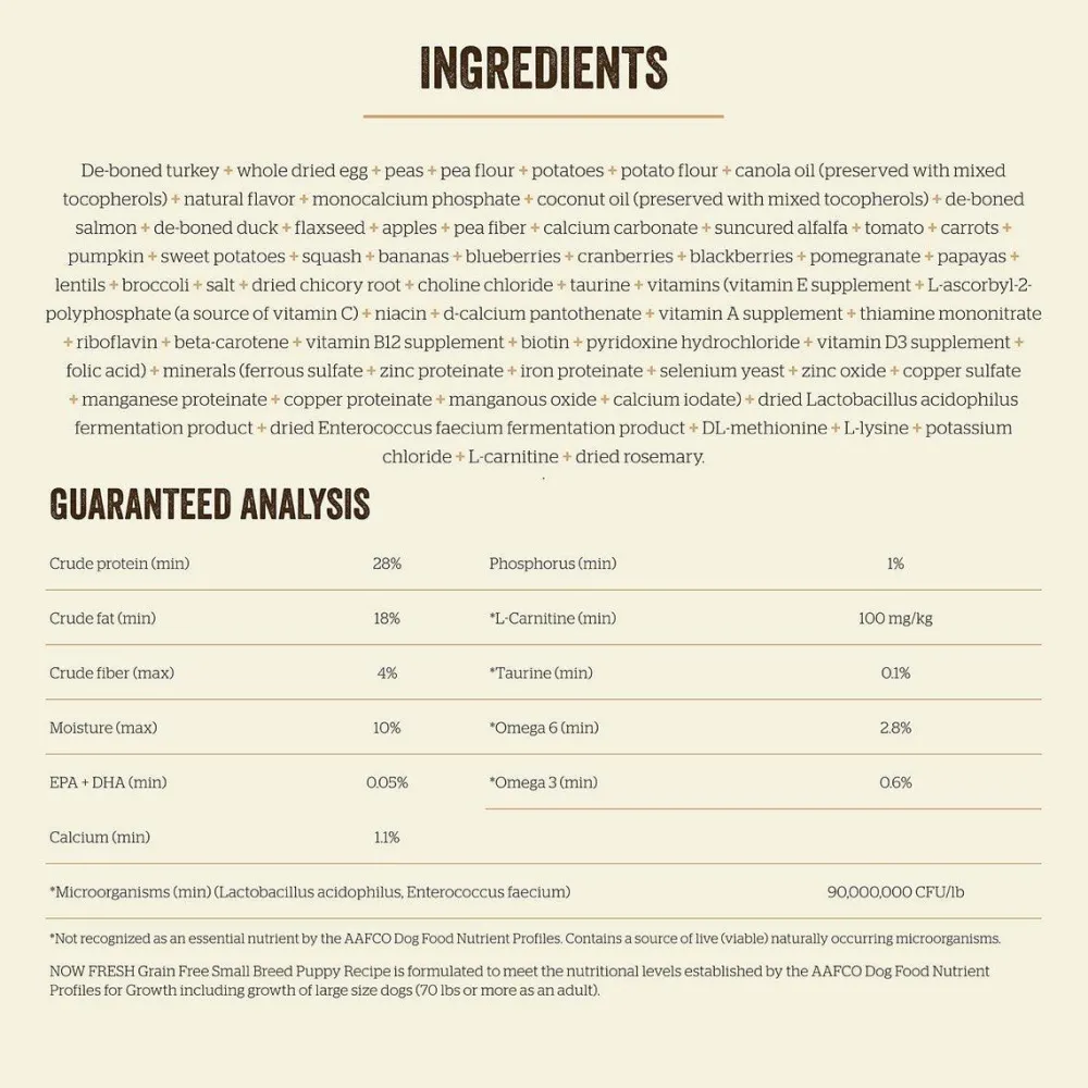 Online Grain Free Small Breed Puppy Food Food Dry, Wet, Freeze Dried, Etc.
