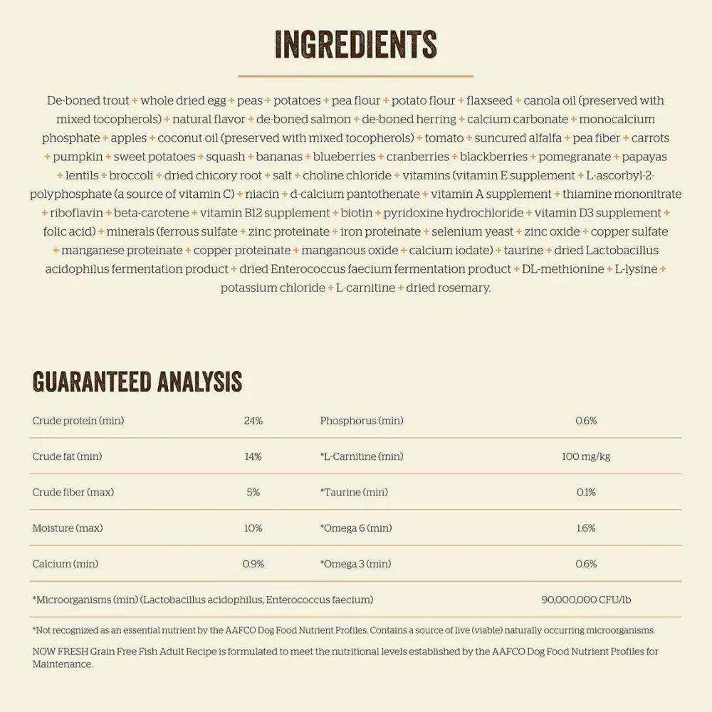 Discount Grain-Free Adult Fish Recipe Dry Dog Food Food Dry, Wet, Freeze Dried, Etc.