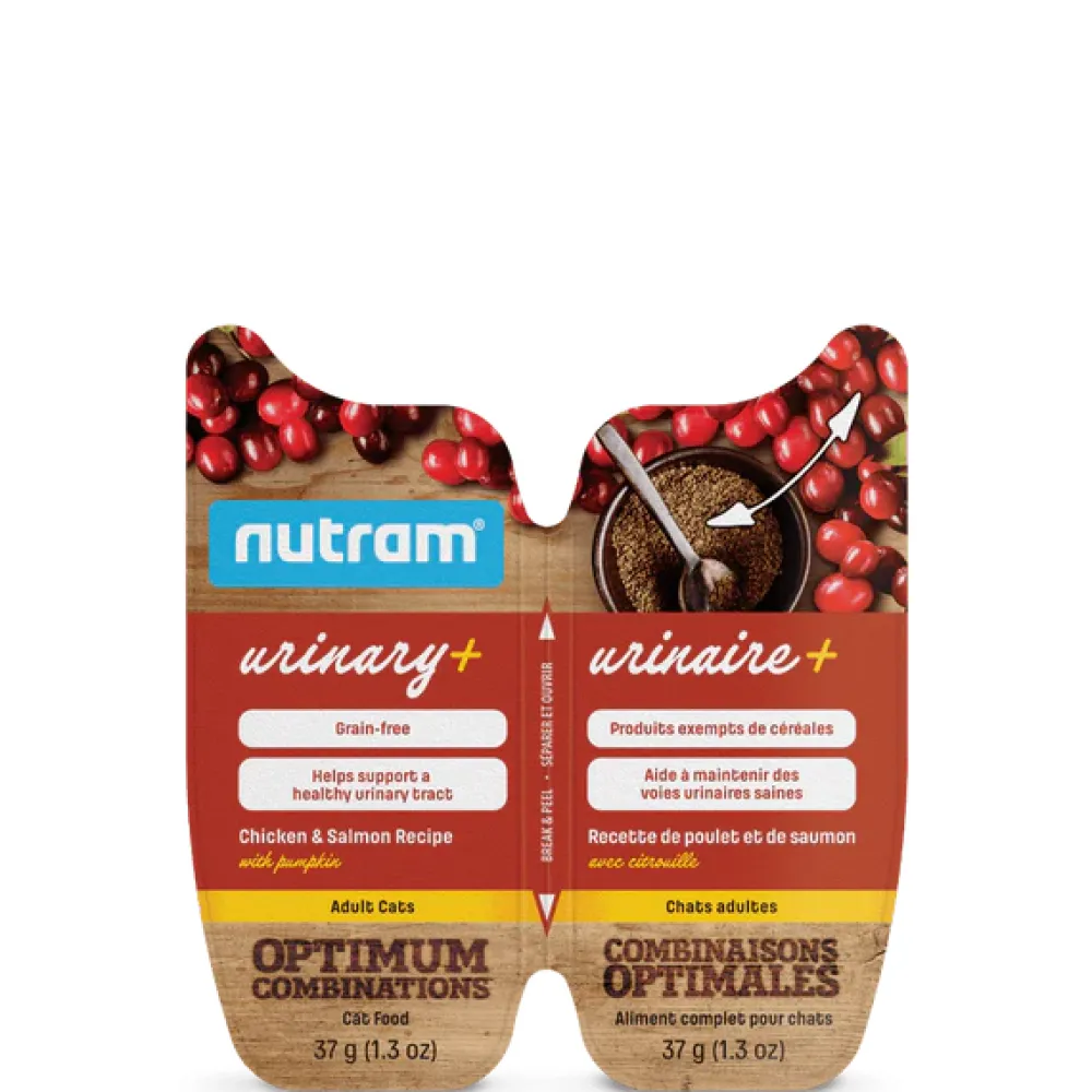 Clearance Optimum Combinations Urinary+ Chicken & Salmon Wet Cat Food Wet Food Cans, Pouches, Tetra Paks, Etc.