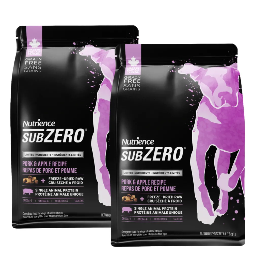Sale SubZero Pork & Apple Limited Ingredient Dog Food Food Dry, Wet, Freeze Dried, Etc.