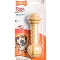 Clearance Dura Chew Barbell Supplies Leashes, Collars, Beds, Flea & Tick, Etc. | Toys Interactive, Plush, Etc.