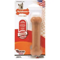 New Durachew Bacon Bone Supplies Leashes, Collars, Beds, Flea & Tick, Etc. | Toys Interactive, Plush, Etc.