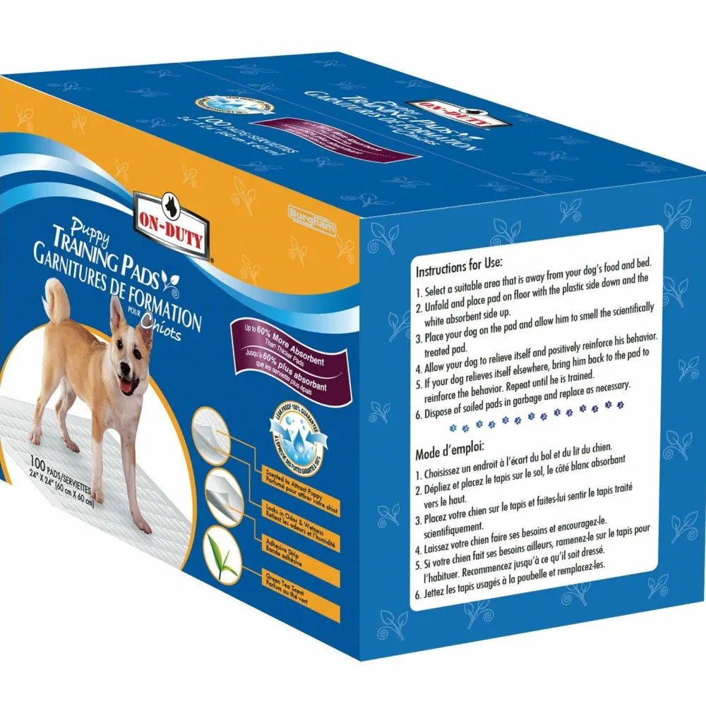 Discount On Duty Puppy Training Pads Supplies Leashes, Collars, Beds, Flea & Tick, Etc.