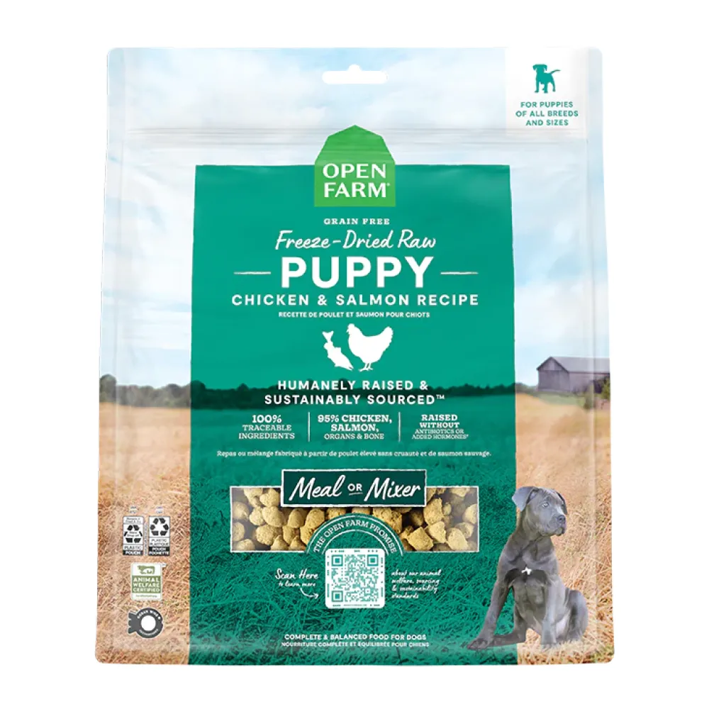 Outlet Dog Freeze Dried Raw Puppy Chicken & Salmon Food Dry, Wet, Freeze Dried, Etc.