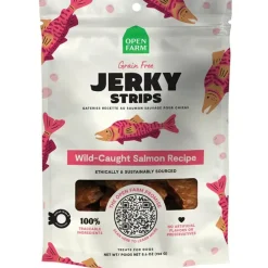 Discount Grain-Free Wild-Caught Salmon Jerky Strips Dog Treats Treats Treats & Chews