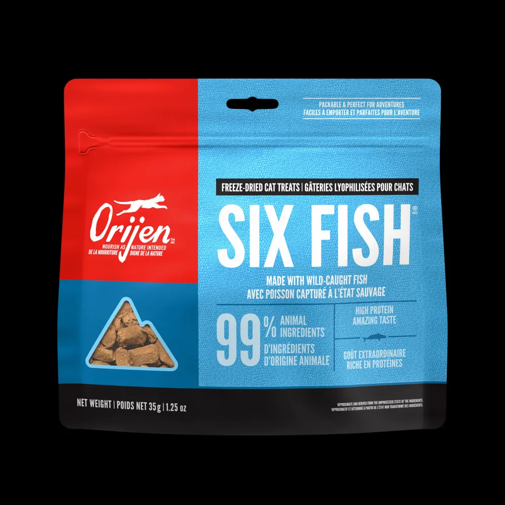 Outlet Freeze-Dried Cat Treats Six Fish Dry Food Dry Cat Food