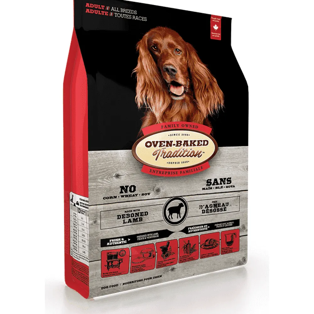 Hot Oven-Baked Tradition Dog Adult Lamb Food Dry, Wet, Freeze Dried, Etc.