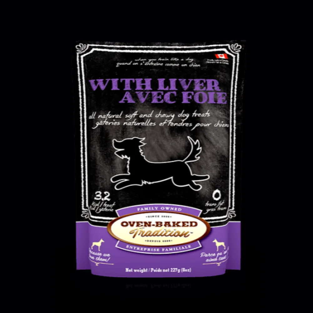 Clearance Oven-Baked Tradition Dog Biscuits Soft & Chewy Liver Treats Treats & Chews