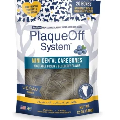 Online Plaque Off System Dental Vegetable & Blueberry Bones Mini Treats Treats & Chews