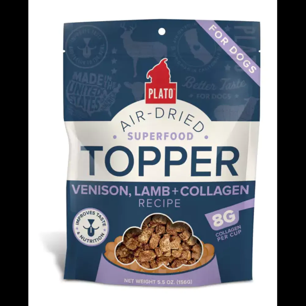 Hot Dog Food Topper Chicken with Goat Milk & Collagen Food Dry, Wet, Freeze Dried, Etc.