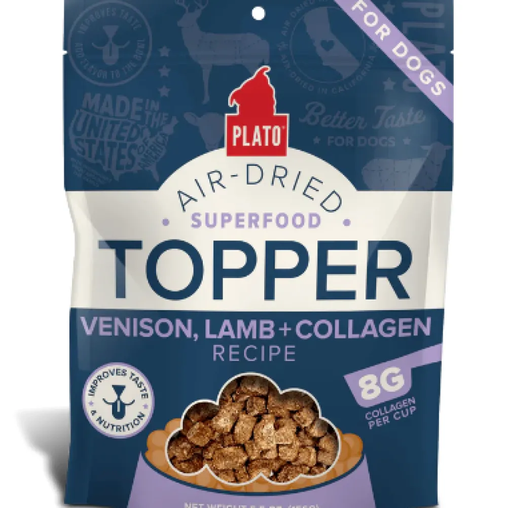 New Dog Food Topper Venison, Lamb & Beef Collagen Food Dry, Wet, Freeze Dried, Etc.
