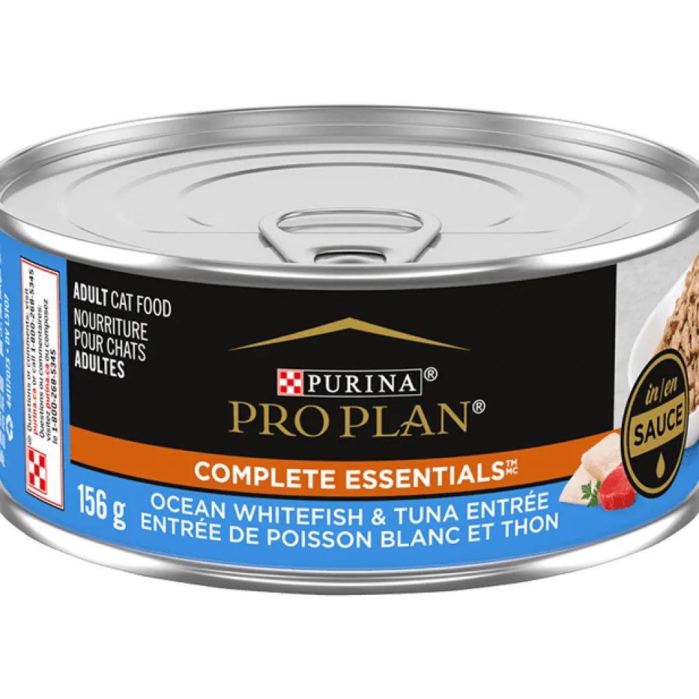 Online Adult Complete Essentials Ocean Whitefish & Tuna Entrée in Sauce Wet Cat Food Wet Food Cans, Pouches, Tetra Paks, Etc.