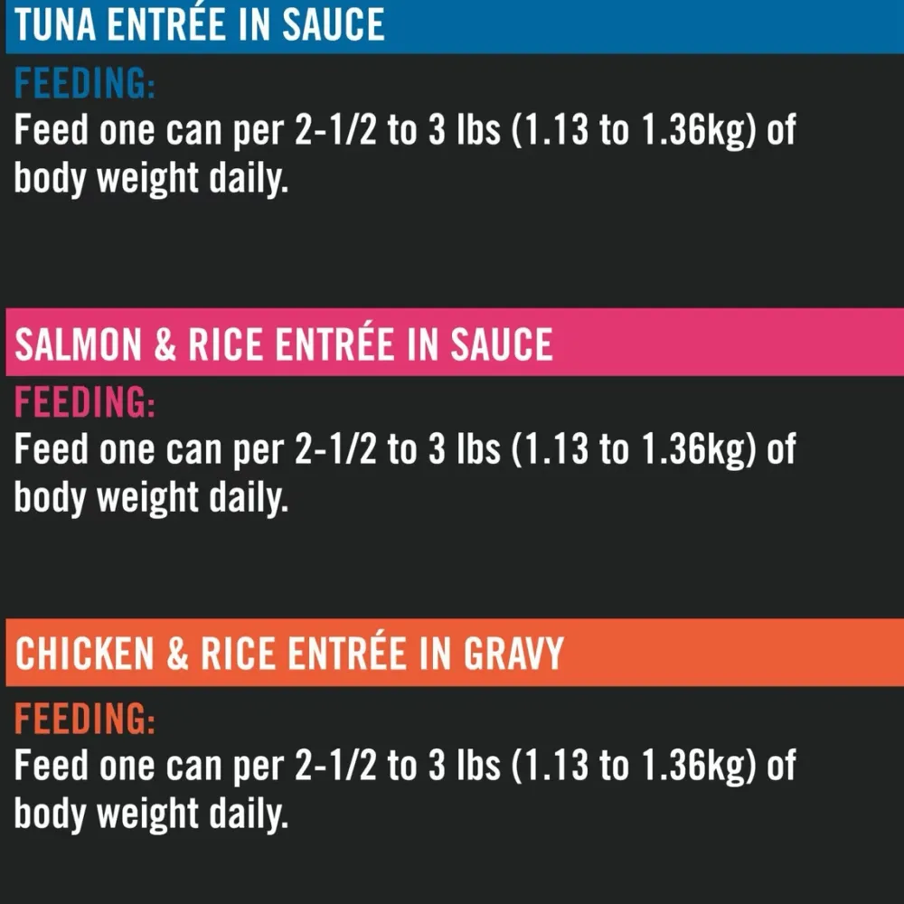 Online Complete Essentials Favourites Tuna Entree, Salmon & Rice Entree, Chicken & Rice Entree Variety Pack Wet Cat Food Wet Food Cans, Pouches, Tetra Paks, Etc.
