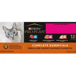 Online Complete Essentials Favourites Tuna Entree, Salmon & Rice Entree, Chicken & Rice Entree Variety Pack Wet Cat Food Wet Food Cans, Pouches, Tetra Paks, Etc.
