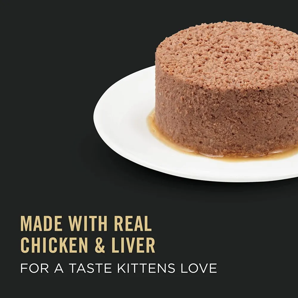 Outlet Kitten Chicken & Liver Entrée Classic Wet Cat Food Wet Food Cans, Pouches, Tetra Paks, Etc.