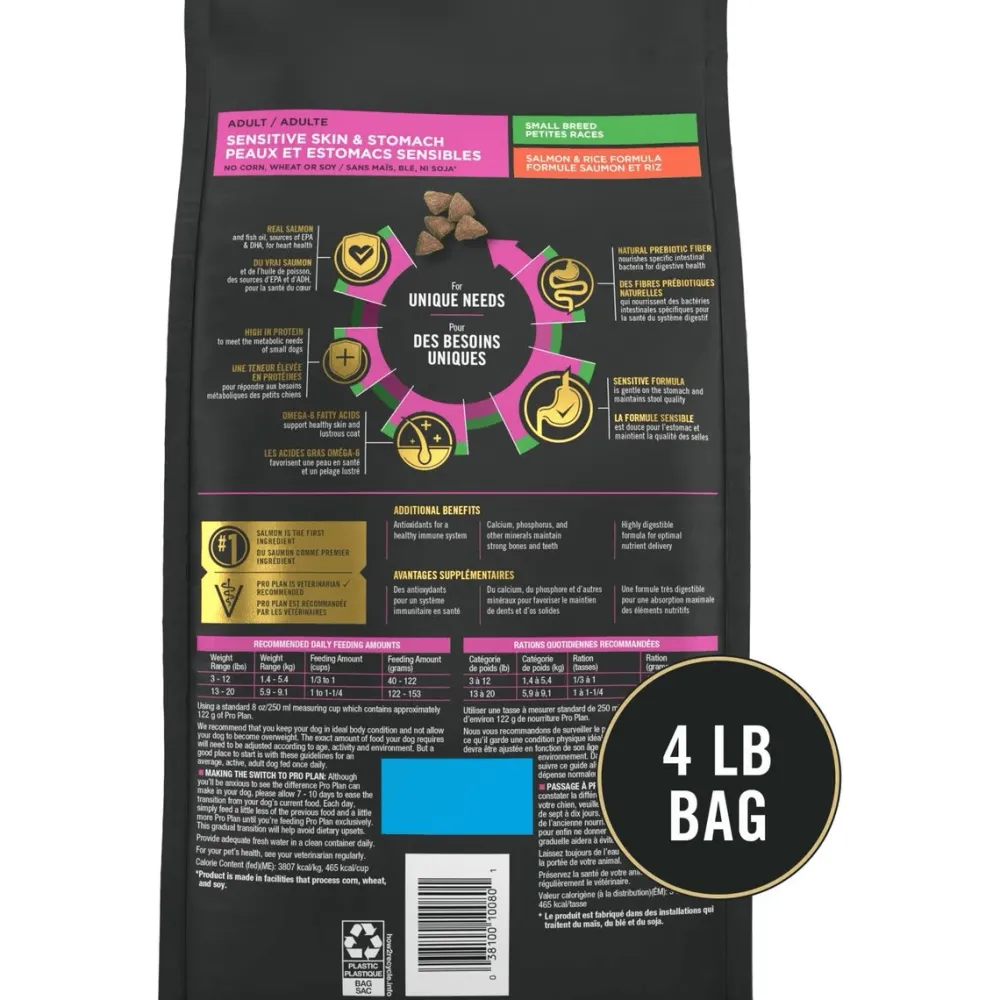 Online Small Breed Adult Sensitive Skin & Stomach Formula Dry Dog Food Food Dry, Wet, Freeze Dried, Etc.