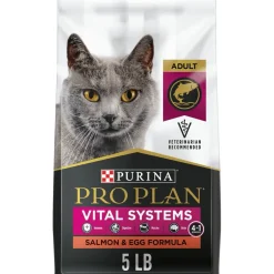 New Vital Systems Salmon & Egg Formula 4-in-1 Dry Cat Food Dry Food Dry Cat Food