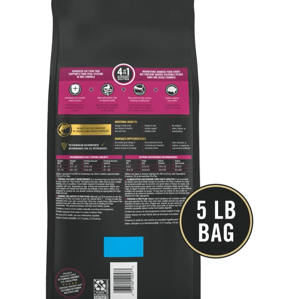 New Vital Systems Salmon & Egg Formula 4-in-1 Dry Cat Food Dry Food Dry Cat Food