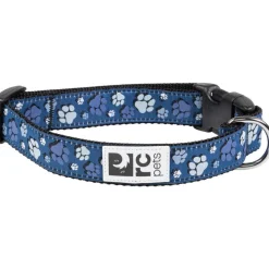 New RC Adjustable Dog Clip Collar Fresh Tracks Blue Supplies Leashes, Collars, Beds, Flea & Tick, Etc.