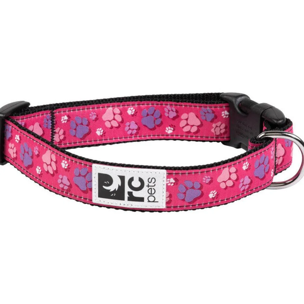 Clearance RC Adjustable Dog Clip Collar Fresh Tracks Pink Supplies Leashes, Collars, Beds, Flea & Tick, Etc.
