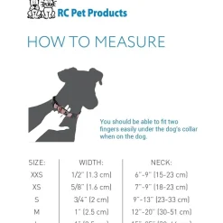 New Rc Dog Collar Fresh Tracks Pink Wide Supplies Leashes, Collars, Beds, Flea & Tick, Etc.