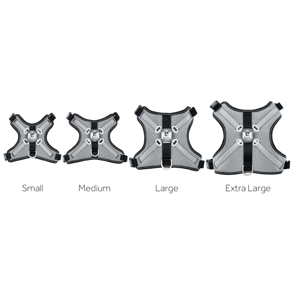 Best Rc Harness Nova Led Light Black/Grey Supplies Leashes, Collars, Beds, Flea & Tick, Etc.