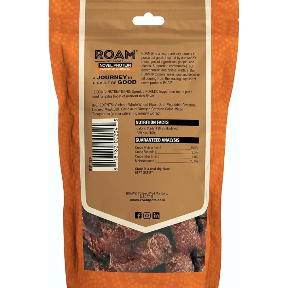 Discount Bucky Exotic Venison Treat Toppers Treats Treats & Chews