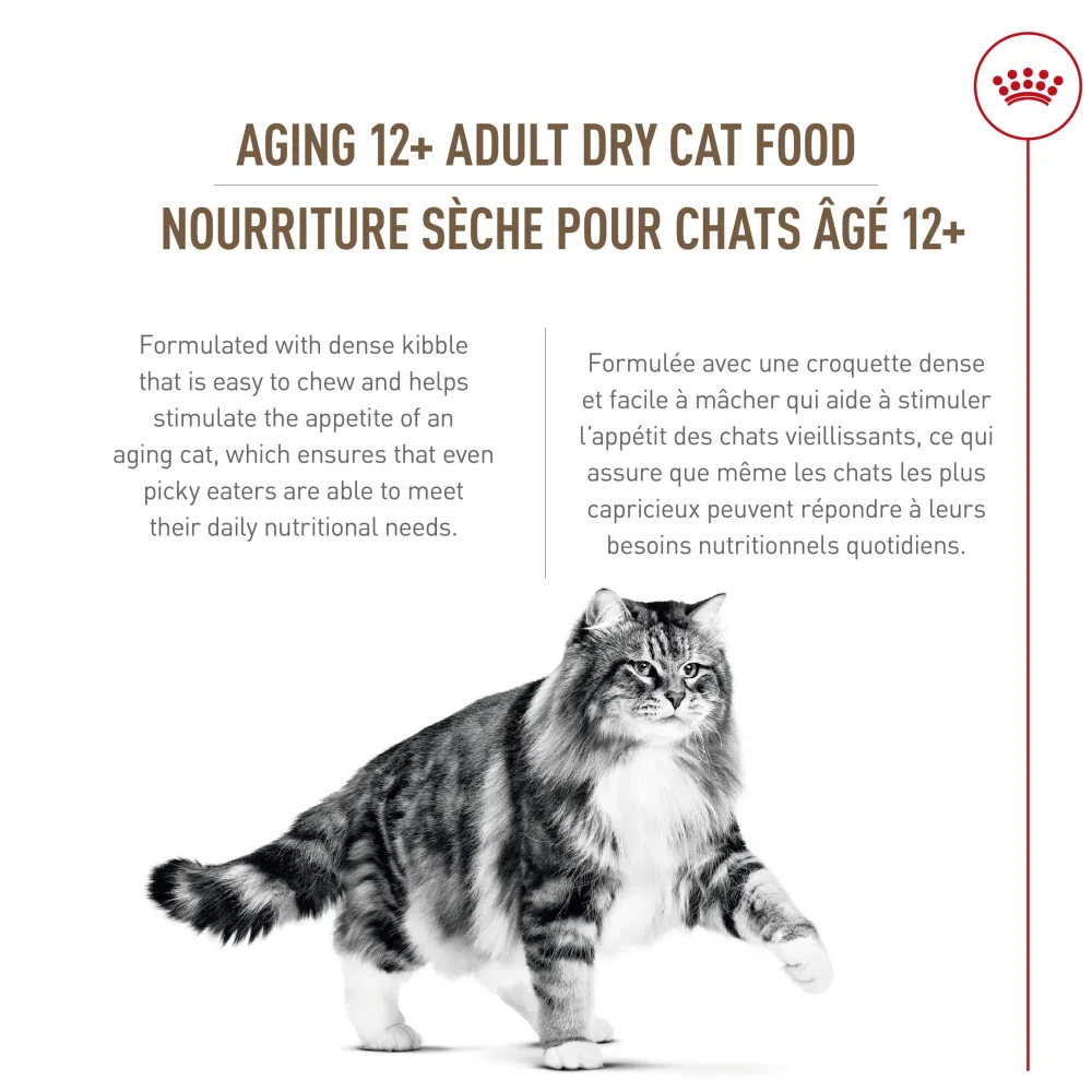 Fashion Aging 12+ Dry Adult Cat Food Dry Food Dry Cat Food