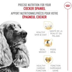 New Breed Specific Cocker Spaniel Dog Food Food Dry, Wet, Freeze Dried, Etc.