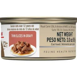 Hot Canned Cat Food Aging 12+ Thin Slices In Gravy Wet Food Cans, Pouches, Tetra Paks, Etc.
